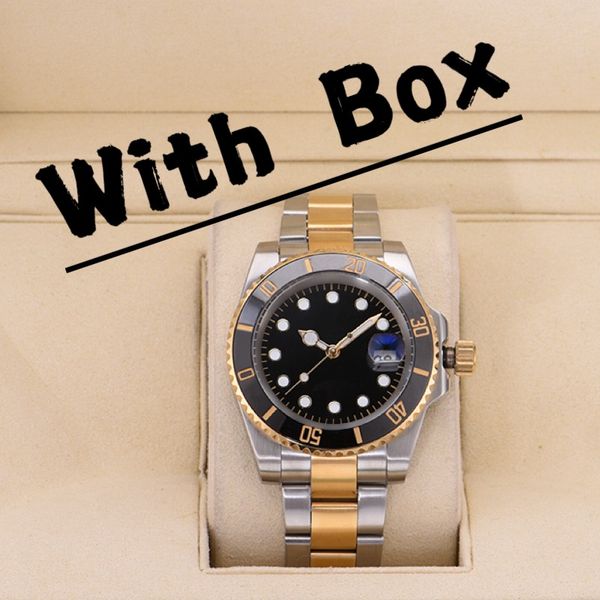 U1 Luxury Mens/Womens Watches Automatic Mechanical 40mm Watch 904L Stainless Steel Blue Black Ceramic Sapphire glass luminous WristWatches montre de luxe - Watches - denook