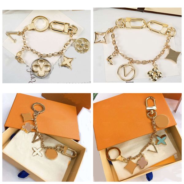 Fashion Brand Letter Designer Keychains Metal Keychain Womens Bag Charm Pendant Auto Parts - Fashion Accessories - denook