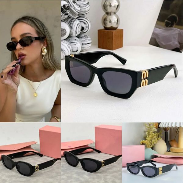 Designer Sunglasses Fashion Glasses Oval Frame M Sunglass Womens Anti-Radiation 2026 New Style Uv400 Polarized Lenses Mens Retro Eyeglasses With Box - Bags, Shoes & Accs - denook
