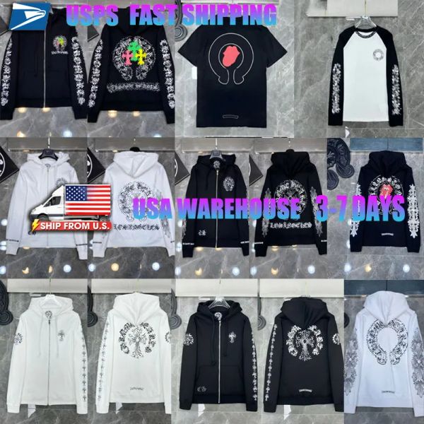 Chrome Designer hoodies mens hoodie sweatshirts pullover cardigan long sweatshirts long sleeve jacket loose cotton hoody coat mens woman hip hop streetwear