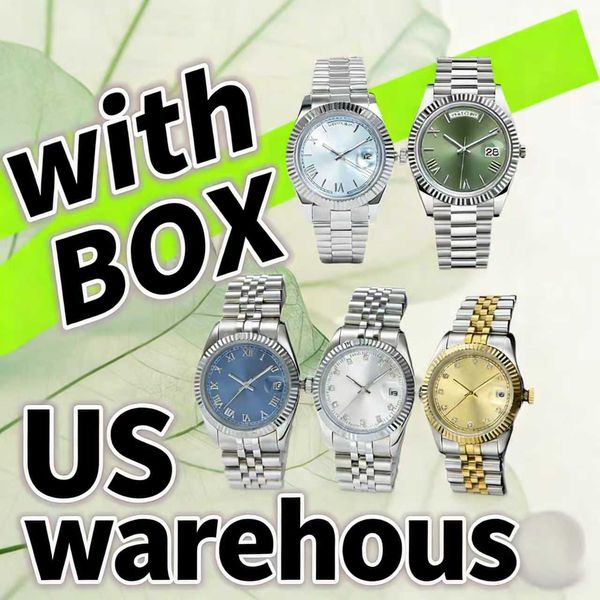 mens and womens luxury designer mechanical watch luminous date window waterproof stainless steel elegant everyday watches - Watches - denook