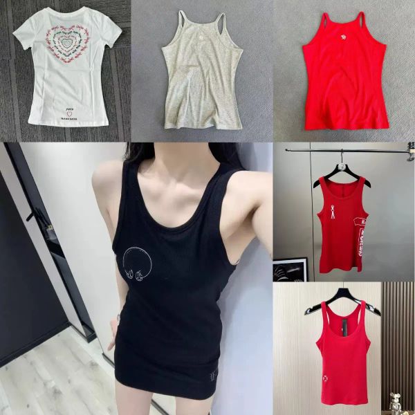 Designer Tanks Women Tank Tops Luxury Vest Sleeveless Cotton Fashion Knitted Camisole Tees Women's Sleeveless Vests - Apparel - denook