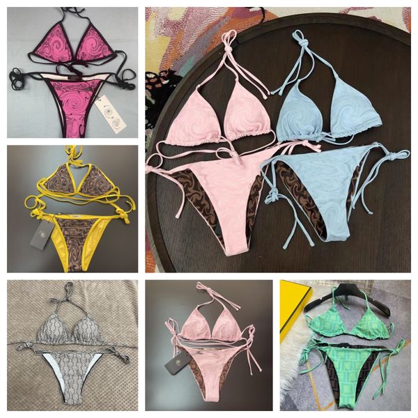 Designer Womens Bikini Swimwear Luxury Design Summer Vacation Sexy One Piece Swim suit Womens Beach Slim Bikini Two Pieces Set - Apparel - denook
