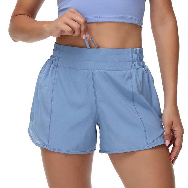 Womens Hotty Hot High-Rise Lined Short 4" Gym Fitness Training Tights Sport Quick-drying Short Pants Fashion Trousers - Sports & Outdoors - denook