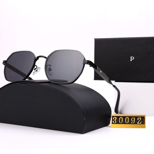 Designer Sunglasses Mens Womens Brand luxury Metal Frame Polarized Classic eyeglasses black vintage summer Outdoor shades eyeglasses with box - Bags, Shoes & Accs - denook