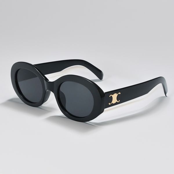 Fashion Luxury Designer Sunglasses Brand Men's and Women's Small Squeezed Frame Glasses Premium UV 400 Polarized Sunglasses - denook