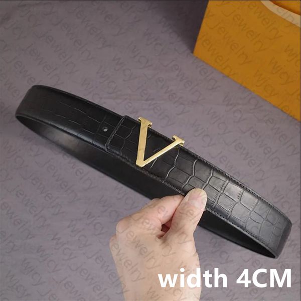 Real Leather Designer Belt Woman Belts Man Smooth Buckle Width 2.5cm & 4.0cm Cowskin Classic Golden Silver Color Letters Design - Fashion Accessories - denook