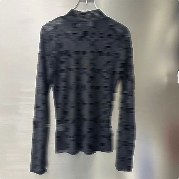 Women's T Shirts Gotoola 2023 High Version Spot Small Mesh Top Overclothes Moon Long Sleeve Bottoming Shirt Lace Sexy Girl Style - Apparel - denook