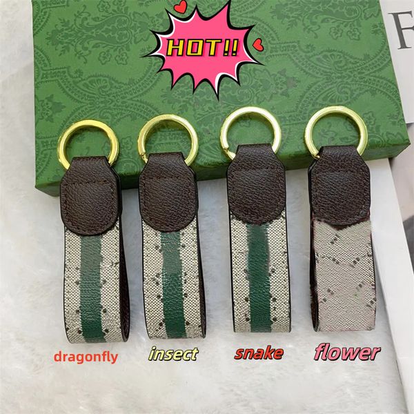Designer Keychain Two items cheaper Fashion Men Women purse Keychain luxury High Quality Leather Bag Lanyard Gold Plated Key chain Car bag charm with box TOP001 - Fashion Accessories - denook