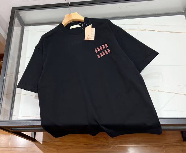 9A Womens T Shirt Tees Shirts Vest Designer Tank Summer Short Sleeves Round Neck Woman Tops T-Shirts With Embriodery Tshirts S-3XL - Apparel - denook
