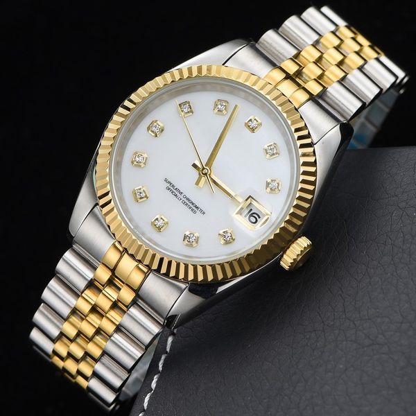 ZDR Couples Watches 28/31/36/41MM Size Stainless steel strap Japanese Quartz movement Wristwatches Super Luminous Women Men Watch Gifts - Watches - denook